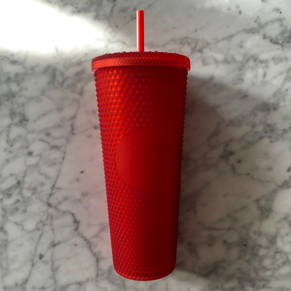 Starbucks VDAY 2021 Red Studded Tumbler